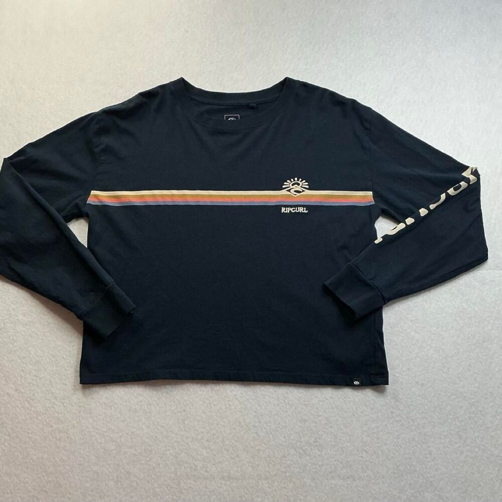 Rip-curl Men's Black and Navy Shirt